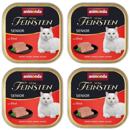 Animonda Vom Feinsten Senior Cat Beef 32x100g