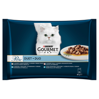 GOURMET Perle food for adult cats Meat Duet 4x85g
