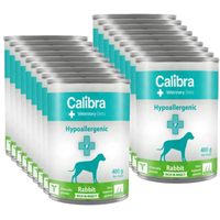 CALIBRA Veterinary Diets Dog Hypoallergenic Insect &amp; Rabbit 18x400g
