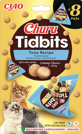 INABA Cat Churu Tidbits - tuna 4x(8x12g)