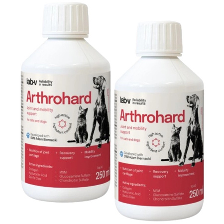 LAB-V Arthrohard 2x250ml Joint support supplement for dogs and cats