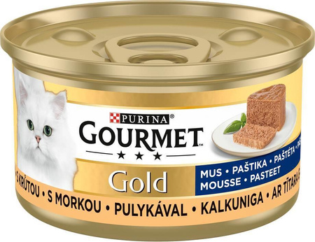 Purina Gourmet Gold Mousse with turkey 12x85g