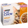 PURINA Cat Chow Adult cat food with salmon and green beans in jelly 10x85 g