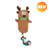 UNIQ PETS PLUSH DOG TOY SQUEAKIES reindeer tug toy with squeaker, 40 cm
