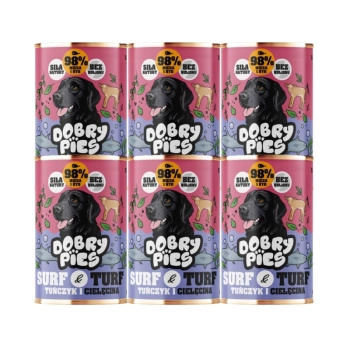 Dobry Pies Tuna and Veal 6x400g