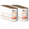 no pork Brit Mono Protein with turkey and sweet potatoes 18x400g