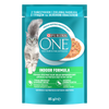 Purina One Indoor Formula Cat Food with tuna and green beans 26x85 g