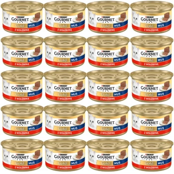 Purina Gourmet Gold Mousse with Beef 72x85g