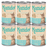 Katido Wet Cat Food Veal with Rabbit 6x400g