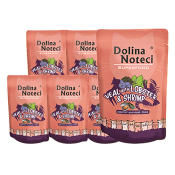  NO PORK Dolina Noteci Superfood Veal with Lobster and Prawns 10x85g