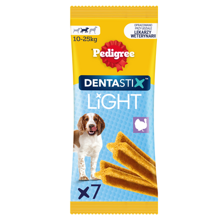 Pedigree Dentastix Light Dental Chews Medium Breeds Dog Treats 7pc. - 98g