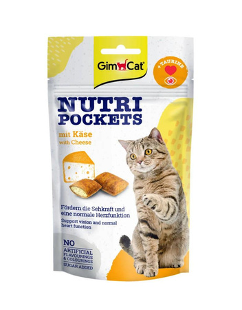  No pork  Gimborn Gmcat Nutri Pockets Cheese Snack 3x60g
