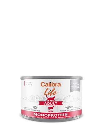 CALIBRA Cat Adult Life Beef 6x200g