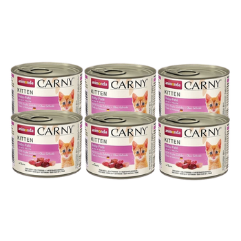 no pork Animonda Cat Carny Kitten Baby Pate 6x200g