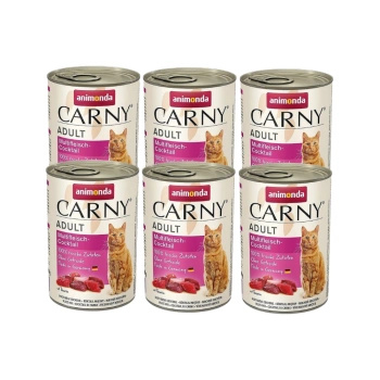 no pork Animonda Cat Carny Adult Multi Meat Cocktail 6x400g