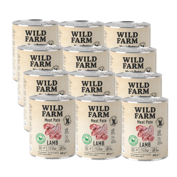WILD FARM Pate Lamb 12x800g gluten-free dog food