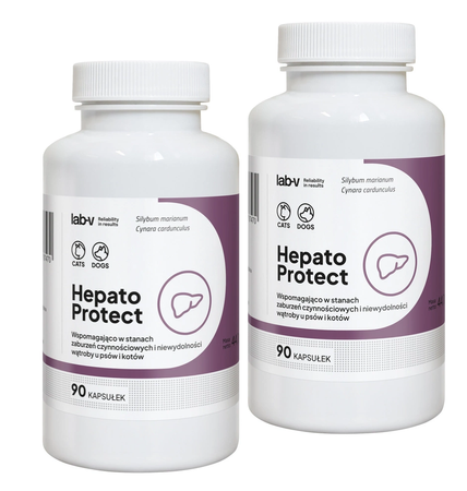 Lab-v Hepato Protect – Liver support for dogs and cats 2x90 capsules