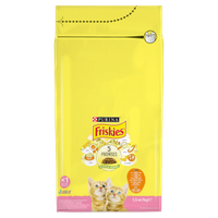 PURINA Friskies Junior Chicken and turkey mix cat food with milk 1.5kg