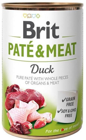 no pork Brit Pate & Meat with Duck 400g