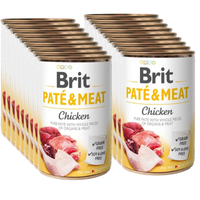 no pork Brit Pate & Meat with Chicken 18x400g