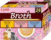 INABA Ciao Broth – complementary cat food with chicken, salmon and tuna flavour 2x(24x40g)