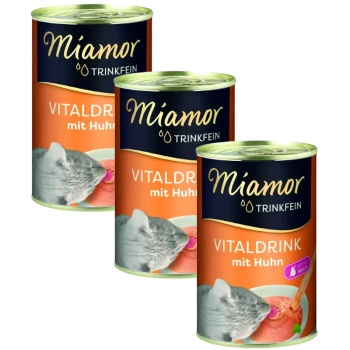 No pork  Miamor VitalDrink with chicken 3x135ml