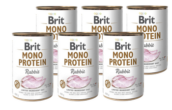 no pork Brit Mono Protein with Rabbit 6x400g