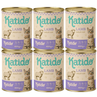 Katido Wet Cat Food with Lamb 6x400g