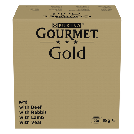Purina Gourmet Gold Mus mix 96x85g (beef, rabbit, lamb, veal)