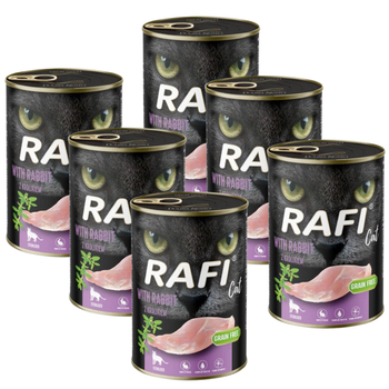 RAFI Cat Adult Sterilised with rabbit 6x400g