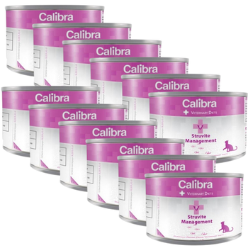 no pork Calibra Veterinary Diets Cat Struvite 12x200g