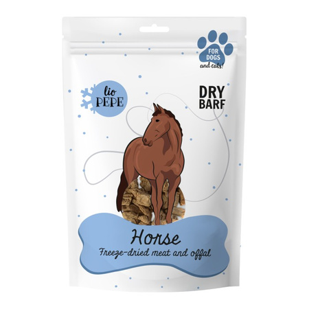 PAKA ZWIERZAKA - Lio PEPE Horse freeze-dried treat (horse liver) 60g