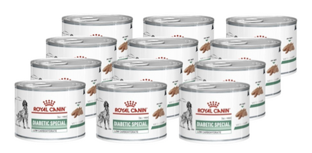 no pork ROYAL CANIN Veterinary Diabetic Special Low Carbohydrate 12x195g