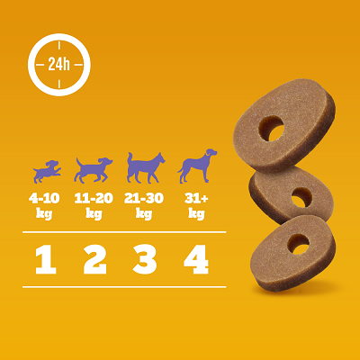 PEDIGREE Multivitamins Digestion - complementary food for adult dogs, chicken flavor 180 g