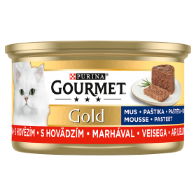 Purina Gourmet Gold Mousse with Beef 72x85g