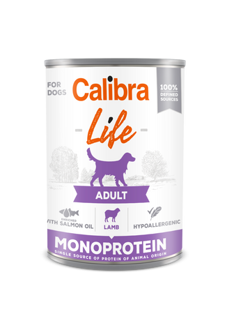 CALIBRA Dog Life Adult Lamb 12x400g