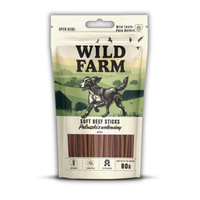 WILD FARM beef sticks 80g dog treats