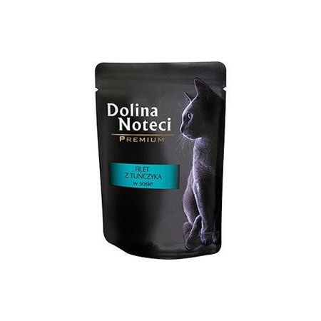 no pork Dolina Noteci Premium Tuna Fillet in Sauce for Cats 10x85g