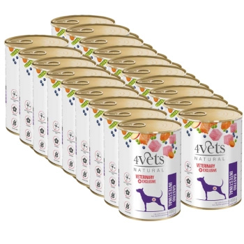 no pork Dolina Noteci 4Vets Gastro Intestinal for Dogs 18x400g