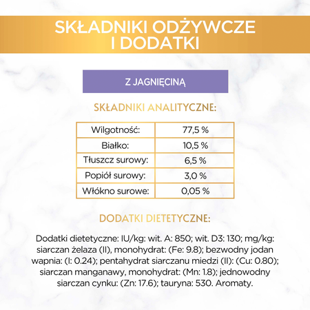 Purina Gourmet Gold Lamb Mousse 85g