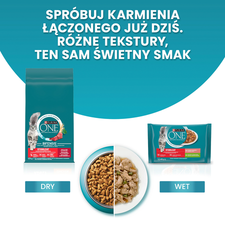 Purina One Sterilcat Rich in Beef and Wheat 9.75kg