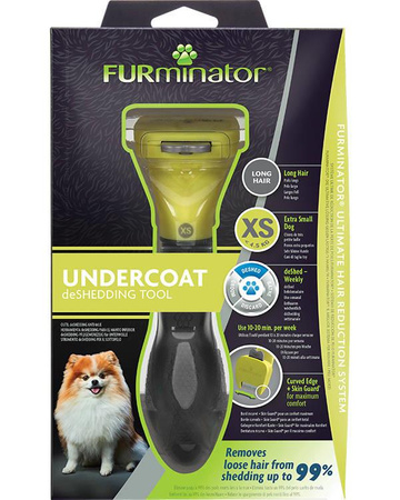 FURMINATOR Combing Tool for Long-Haired Miniature Dogs