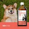 Lab-V 100% Salmon Oil for Dogs and Cats of All Ages 500ml Cold-pressed