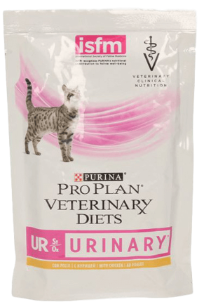 no pork PURINA Pro Plan Veterinary Diets UR Urinary Cat Salmon 10x85g