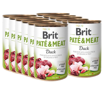 no pork Brit Pate & Meat with Duck 12x400g
