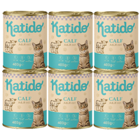 Katido Wet Cat Food Veal 6x400g