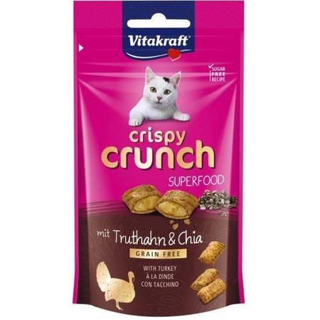 Vitakraft Crispy Crunch with Turkey and Chia 60g