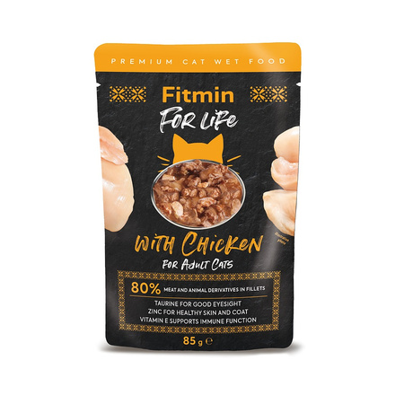 Fitmin Cat For Life Adult Chicken 28x85g