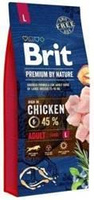 no pork Brit Premium By Nature Adult L with Chicken 15kg