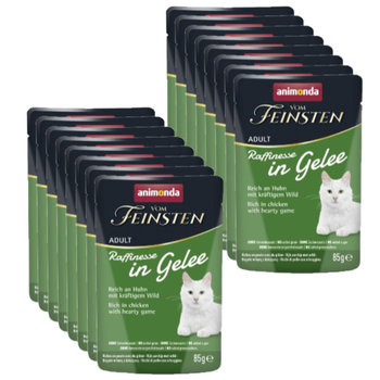 ANIMONDA Vom Feinsten Raffinesse chicken with venison in jelly 18x85g